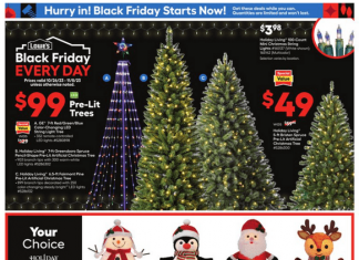 Lowe’s Weekly Ad Oct 26 – Nov 08, 2023 (Black Friday Promotion Included)