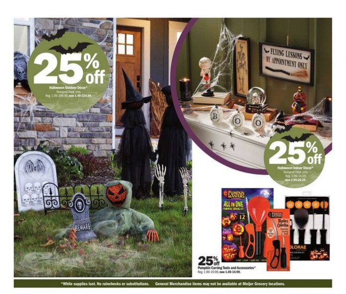 Meijer Halloween Ad Oct 15 Oct 21, 2023
