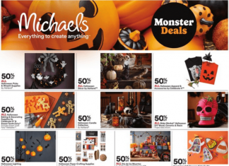 Michaels Weekly Ad Oct 15 – Oct 21, 2023 (Halloween Promotion Included)