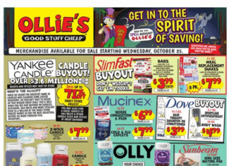 Ollie’s Weekly Ad Oct 25 – Nov 01, 2023 (Halloween Promotion Included)