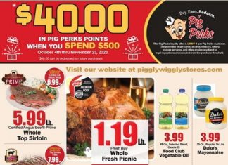 Piggly Wiggly Weekly Ad Oct 25 – Oct 31, 2023