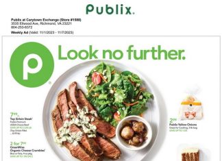 Publix Weekly Ad Nov 01 – Nov 07, 2023