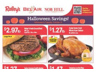 Raley’s Supermarkets Weekly Ad Oct 25 – Oct 31, 2023