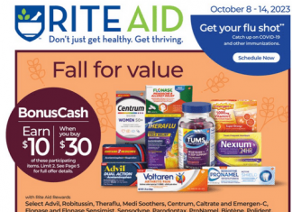 Rite Aid Weekly Ad Oct 08 – Oct 14, 2023 (Halloween Promotion Included)