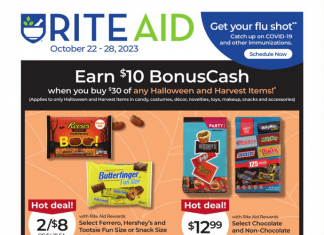 Rite Aid Weekly Ad Oct 22 – Oct 28, 2023 (Halloween Promotion Included)
