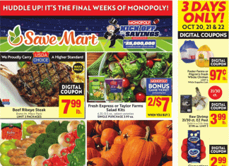 Save Mart Supermarkets Weekly Ad Oct 18 – Oct 24, 2023 (Halloween Promotion Included)