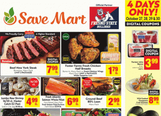 Save Mart Supermarkets Weekly Ad Oct 25 – Oct 31, 2023 (Halloween Promotion Included)