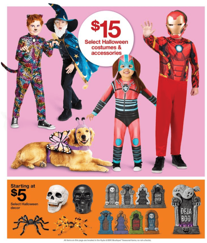Target Weekly Ad Oct 08 – Oct 14, 2023 (Halloween Promotion Included)