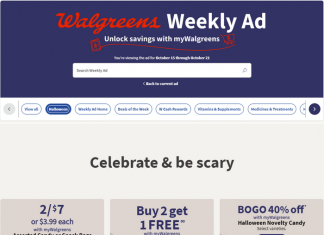 Walgreens Weekly Ad Oct 15 – Oct 21, 2023 (Halloween Promotion Included)