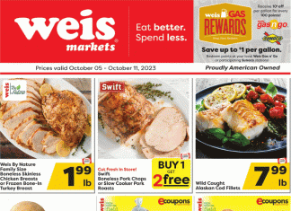 Weis Markets Weekly Ad Oct 05 – Oct 11, 2023 (Halloween Promotion Included)