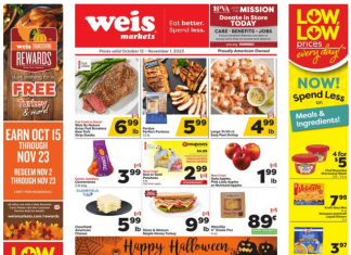 Weis Markets Monthly Ad Oct 12 – Nov 01, 2023 (Halloween Promotion Included)