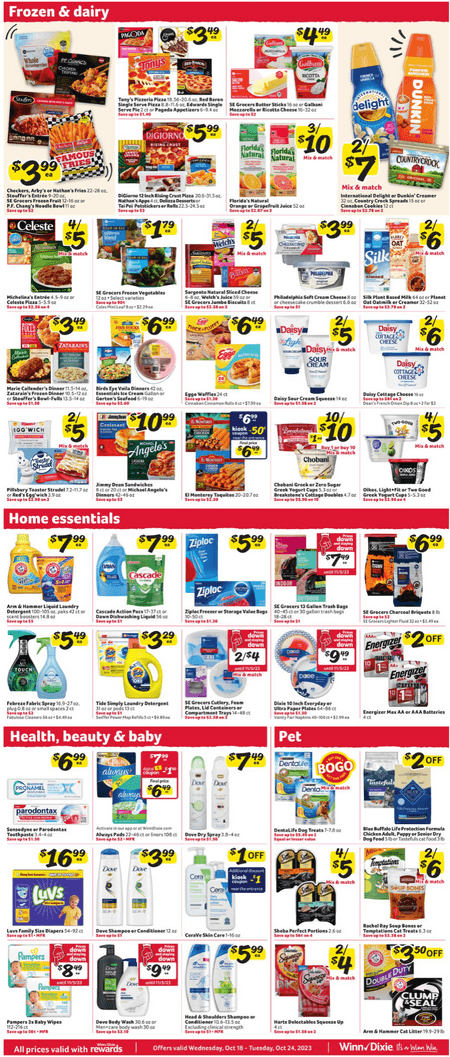 Winn-Dixie Weekly Ad Oct 18 – Oct 24, 2023 (Halloween Promotion Included)