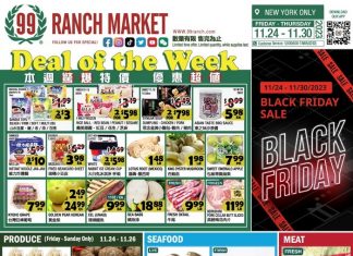99 Ranch Market Weekly Ad Nov 24 – Nov 30, 2023 (Black Friday Promotion Included)