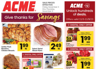 ACME Weekly Ad Nov 03 – Nov 09, 2023