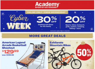 Academy Sports + Outdoors Weekly Ad Nov 26 – Nov 29, 2023
