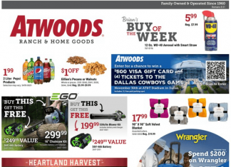 Atwoods Weekly Ad Nov 08 – Nov 19, 2023 (Black Friday Promotion Included)