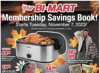 Bi-Mart Weekly Ad Nov 07 – Nov 21, 2023