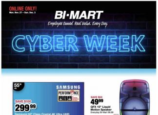 Bi-Mart Cyber Week Event Nov 27 – Dec 03, 2023