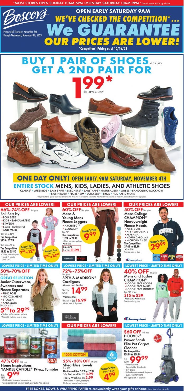 Boscov's Shoe Bogo Ad Nov 02 Nov 08, 2023