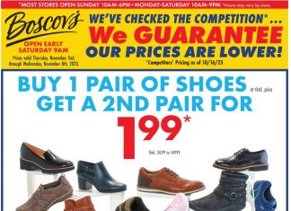 Boscov’s Weekly Ad Nov 02 – Nov 08, 2023