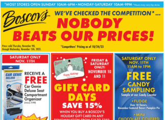 Boscov’s Weekly Ad Nov 09 – Nov 15, 2023
