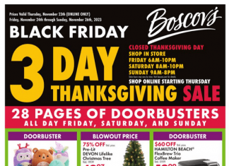 Boscov’s Black Friday Ad Nov 23 – Nov 26, 2023