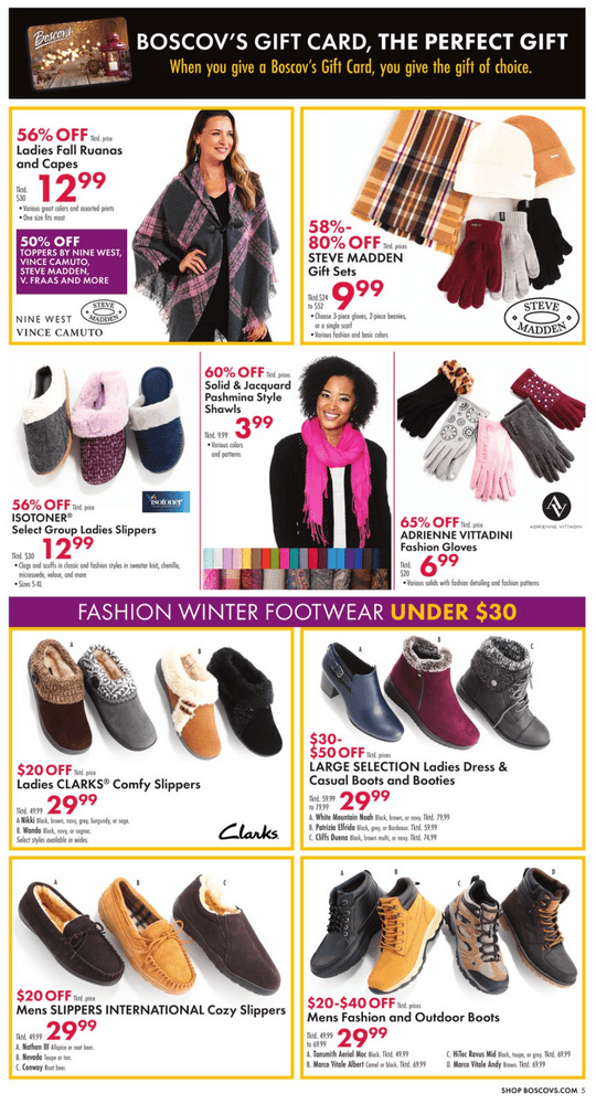 Boscov's 3 Day Black Friday Doorbusters Nov 24 Nov 26, 2023