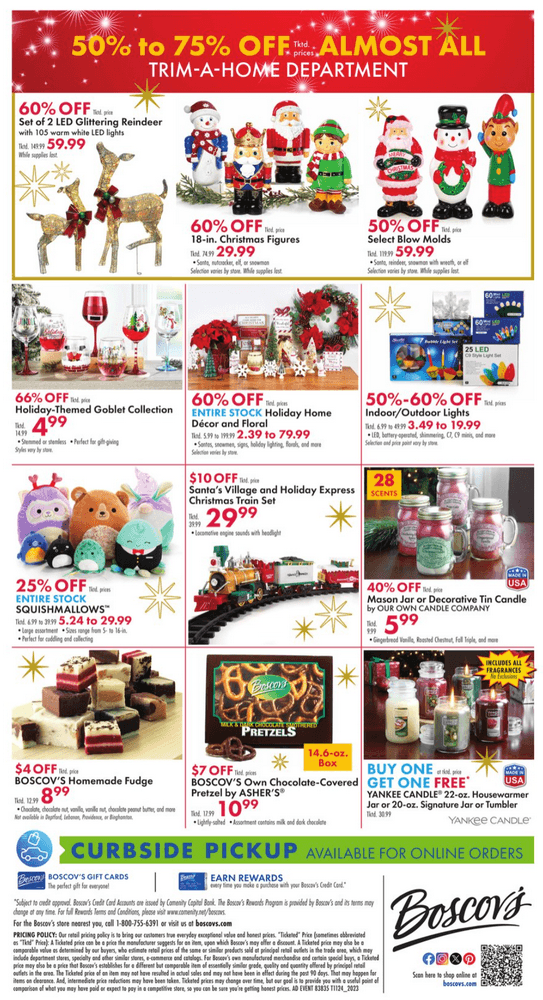 Boscov's 3 Day Black Friday Doorbusters Nov 24 Nov 26, 2023