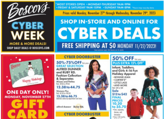 Boscov’s Weekly Ad Nov 27 – Nov 29, 2023