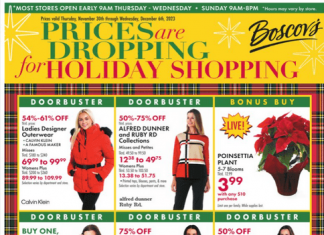 Boscov’s Weekly Ad Nov 30 – Dec 06, 2023