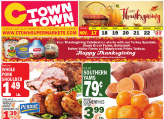 C-Town Happy Thanksgiving Ad Nov 17 – Nov 23, 2023
