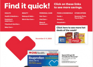 CVS Weekly Ad Nov 05 – Nov 12, 2023