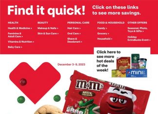 CVS Weekly Ad Dec 03 – Dec 09, 2023