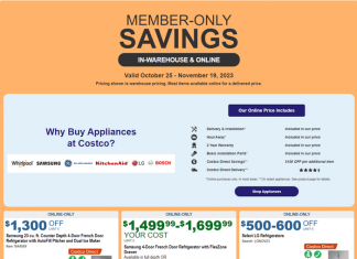 Costco Monthly Ad Oct 25 – Nov 19, 2023
