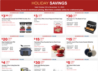 Costco Holiday Savings Ad Oct 30 – Nov 12, 2023