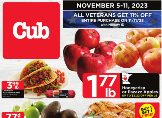 Cub Foods Weekly Ad Nov 05 – Nov 11, 2023