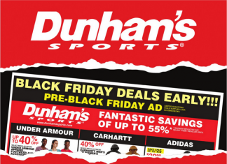 Dunham’s Sports Early Black Friday Ad Nov 18 – Nov 22, 2023