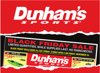 Dunham’s Sports Black Friday Ad Nov 24 – Nov 30, 2023