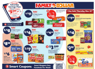 Family Dollar Weekly Ad Nov 19 – Nov 25, 2023 (Thanksgiving Promotion Included)