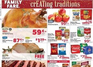 Family Fare Weekly Ad Nov 12 – Nov 18, 2023 (Thanksgiving Promotion Included)