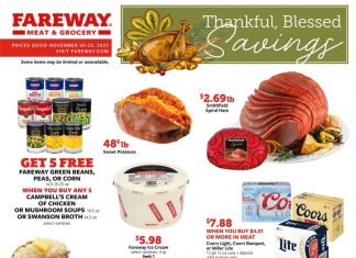 Fareway Weekly Ad Nov 20 – Nov 25, 2023 (Thanksgiving Promotion Included)