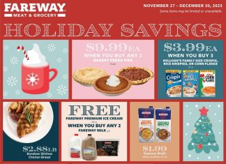 Fareway Monthly Ad Nov 27 – Dec 30, 2023