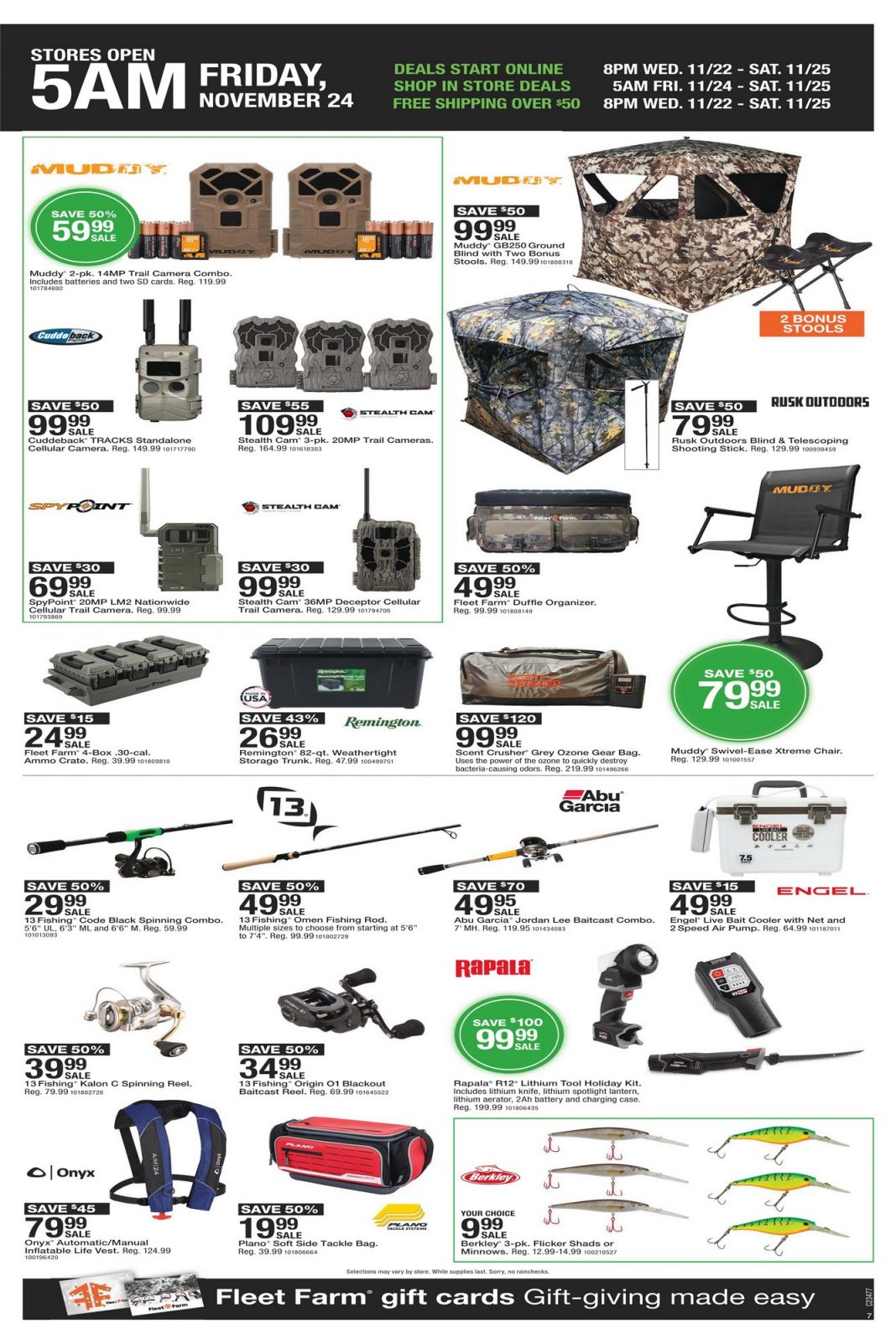 Fleet Farm Black Friday Ad Nov 24 Nov 25, 2023