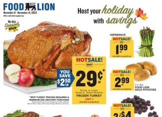 Food Lion Weekly Ad Nov 08 – Nov 14, 2023