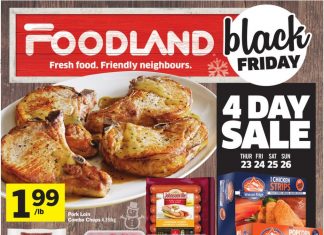Foodland(Canada) Weekly Ad Nov 23 – Nov 29, 2023 (Black Friday Promotion Included)