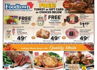 Foodtown Weekly Ad Nov 03 – Nov 09, 2023