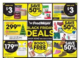 Fred Meyer Black Friday Ad Nov 24 – Nov 28, 2023