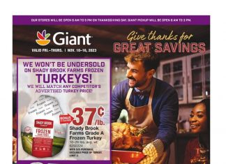 Giant Food Weekly Ad Nov 10 – Nov 16, 2023