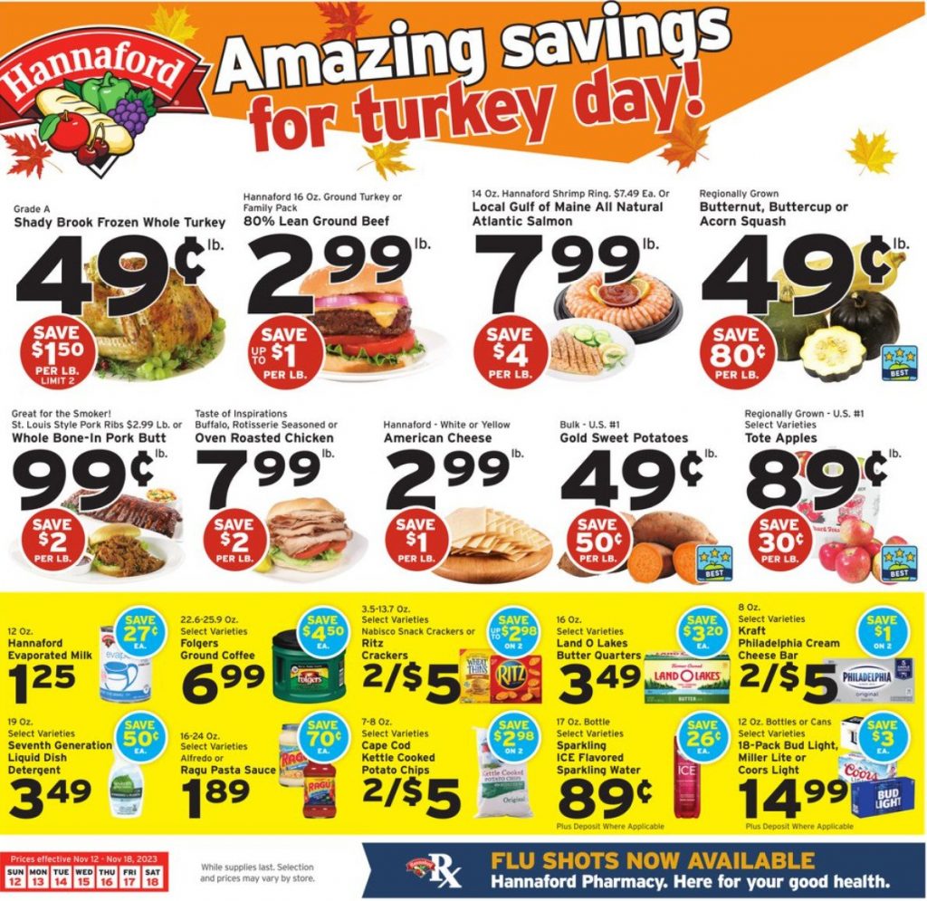 Hannaford Weekly Ad Nov 12 Nov 18, 2023