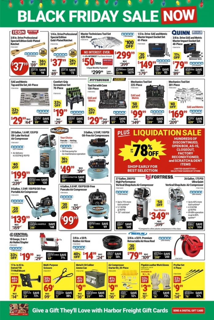 Harbor Freight Black Friday Sale Nov 20 Nov 27, 2023